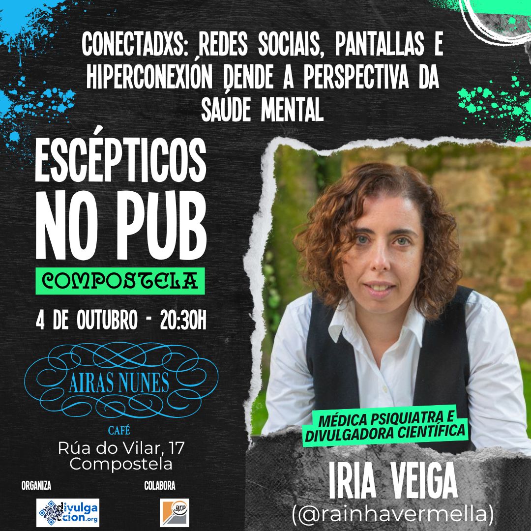 Comezamos o curso!

O vindeiro venres 4 de outubro, <a href="/rainhavermella/">A Raíña Vermella</a> falaranos sobre adicción ás pantallas. No Airas Nunes, ás 20:30.

Vémonos!