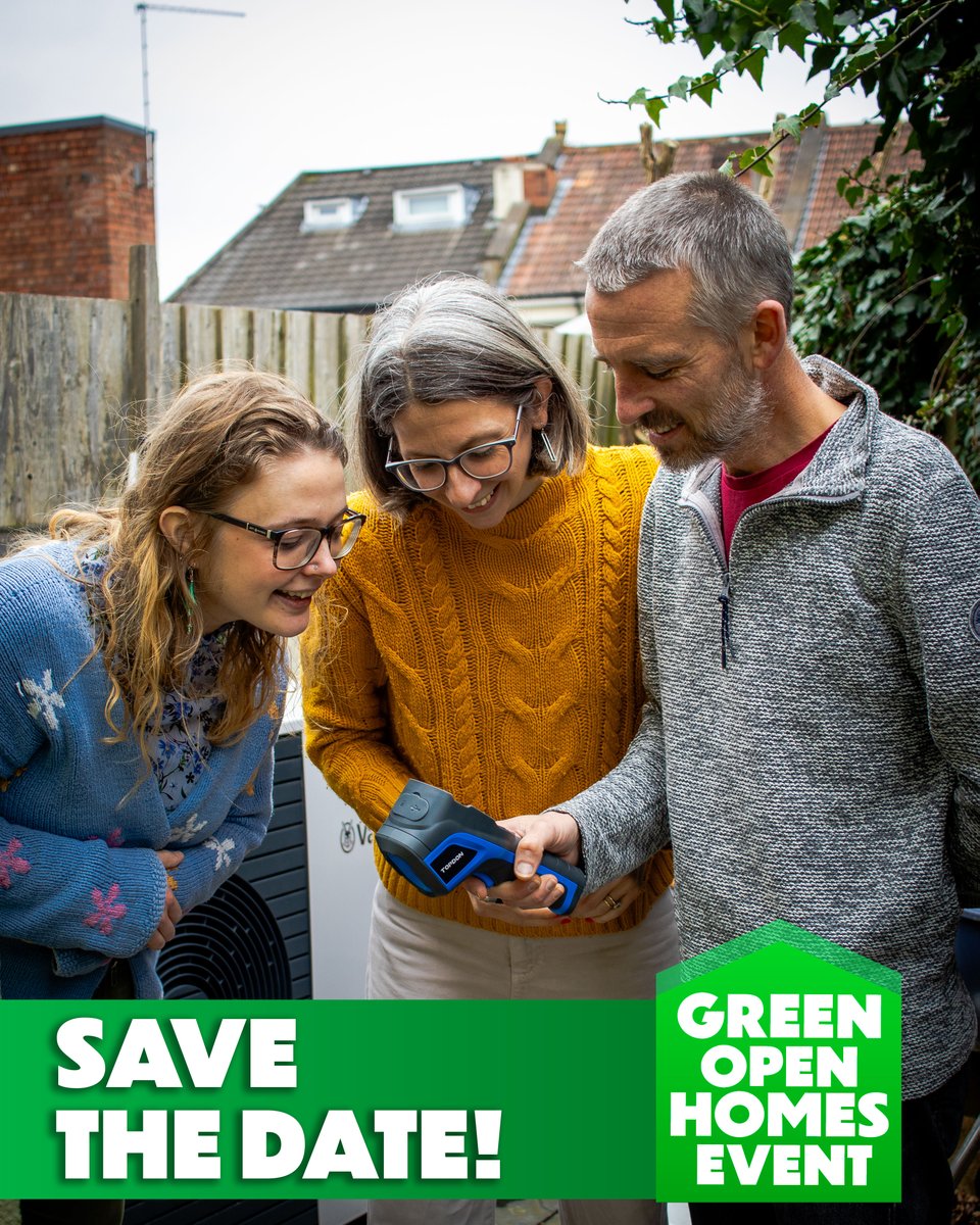 CSE (@hellocse) on Twitter photo Come along to a <a href="/BristolEnergyNw/">Bristol Energy Network</a> Green Open Homes event, happening in #Bristol at the weekend. You'll get inspiration for how to make greener home improvements and lots of useful advice.
Times and locations will vary, find out the latest info 👇
bristolenergynetwork.org.uk/green-open-hom… Come along to a <a href="/BristolEnergyNw/">Bristol Energy Network</a> Green Open Homes event, happening in #Bristol at the weekend. You'll get inspiration for how to make greener home improvements and lots of useful advice.
Times and locations will vary, find out the latest info 👇
bristolenergynetwork.org.uk/green-open-hom…