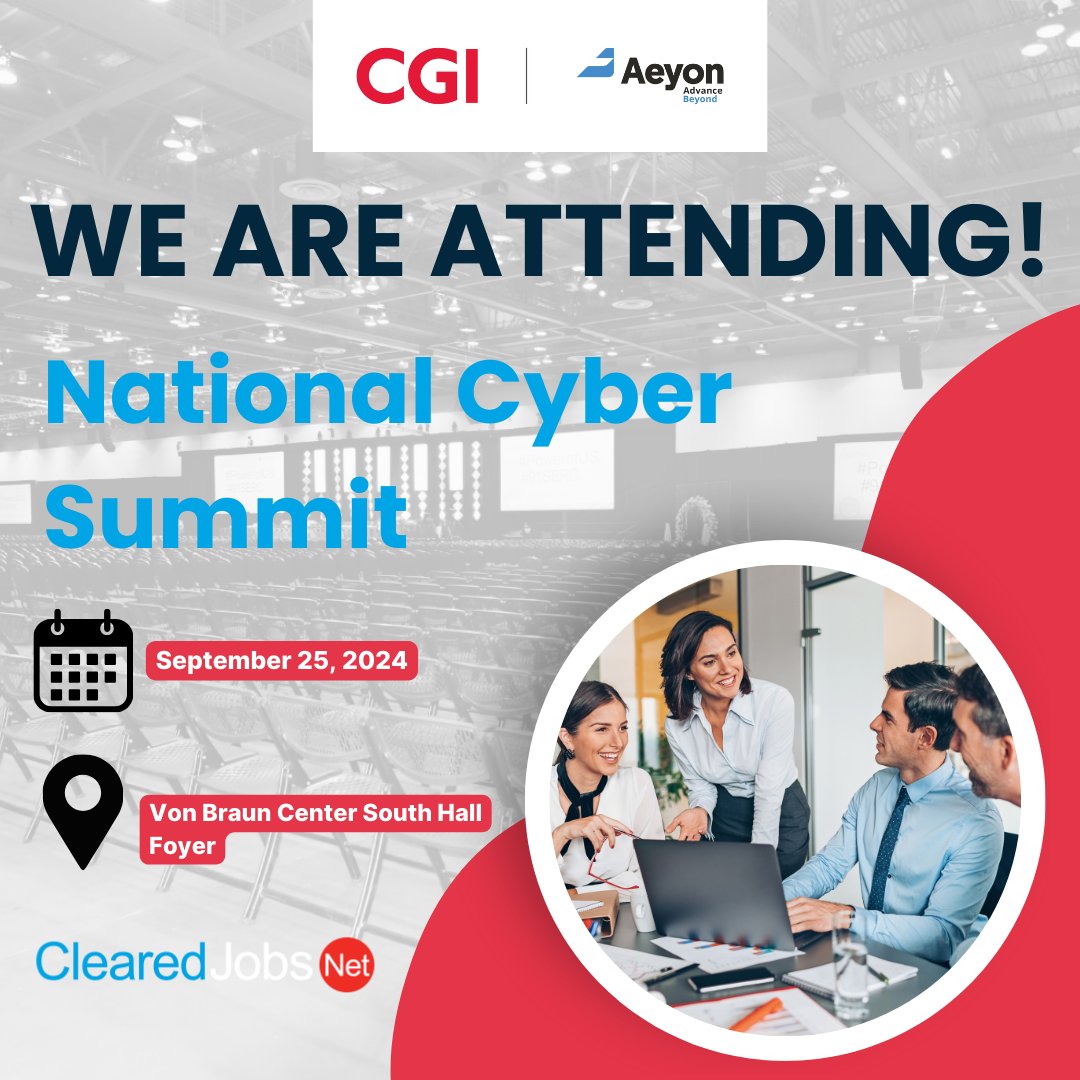 Join us at the Cleared Jobs Fair! Explore open positions with Aeyon, now <a href="/CGI/">UnixTerrorist</a>. Network with Aeyon and CGI industry professionals, and learn more about what we do. Don't miss your chance to connect with us and take your career to the next level! We can’t wait to see you there!