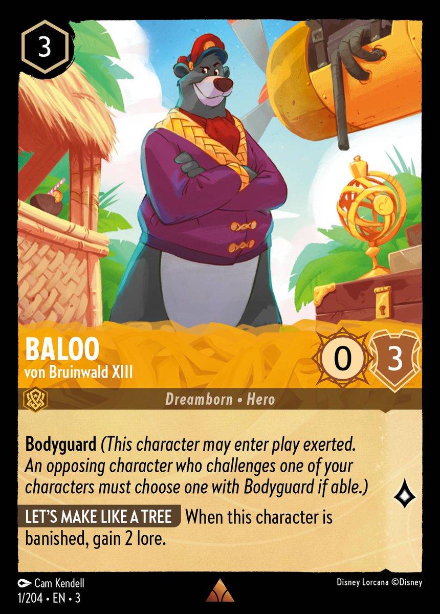 🚨 TOP PRICE LOSS PAST 24H 🚨
[Nonfoil - Common, Uncommon, or Rare]

Baloo - von Bruinwald XIII 
$1.91 → $1.48 ($-0.43 / -22.51% decrease🔴)

👀 Check TCGPlayer: b4m.boo/100651 👀

#Lorcana #Disney #DisneyLorcana #TCG