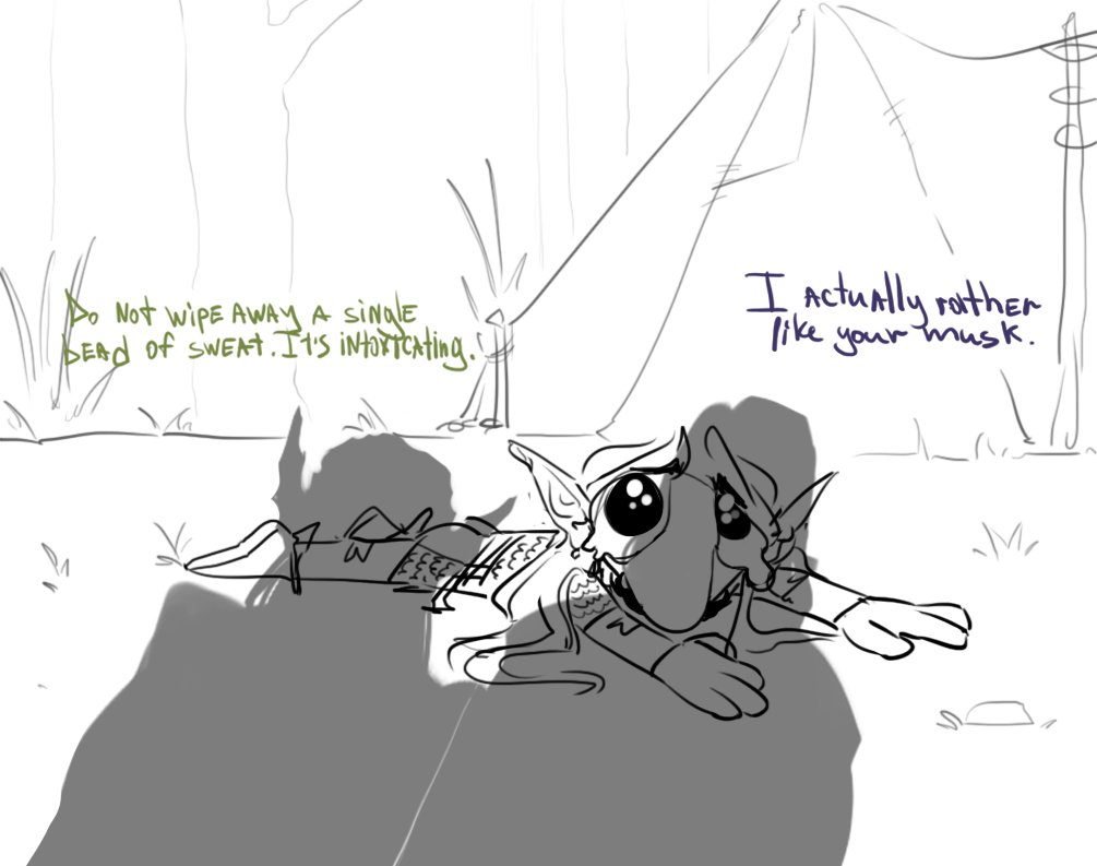 Little gnome at the tiefling party, getting bullied by both his love interests who have a musk kink 
The guy just wants a bath

#bg3 #laezel #GaleDekarios