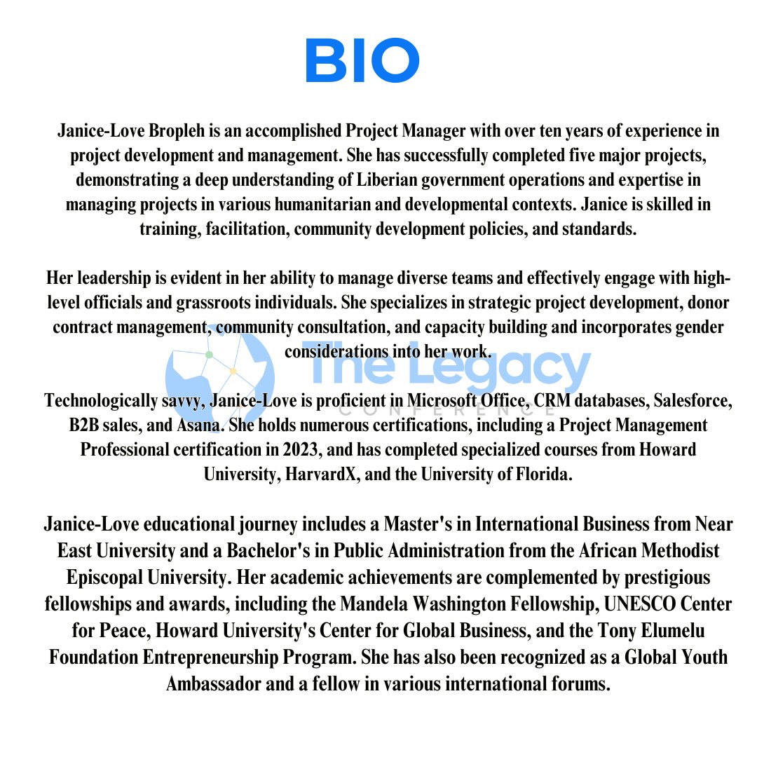 The Legacy Conference 🌍 tweet media