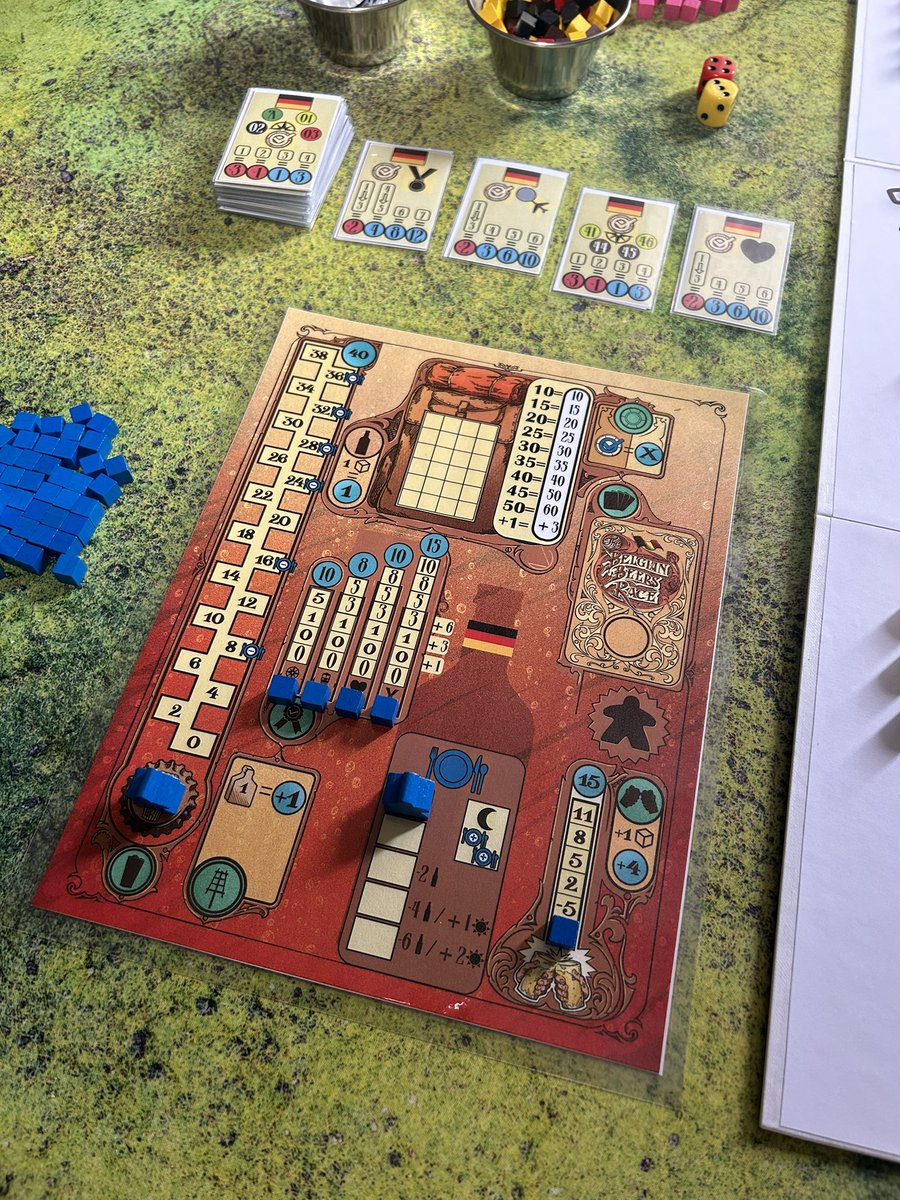 The German Beers Race… first test 🇩🇪🇩🇪🇩🇪
#tbbr #tgbr #beer #boardgames