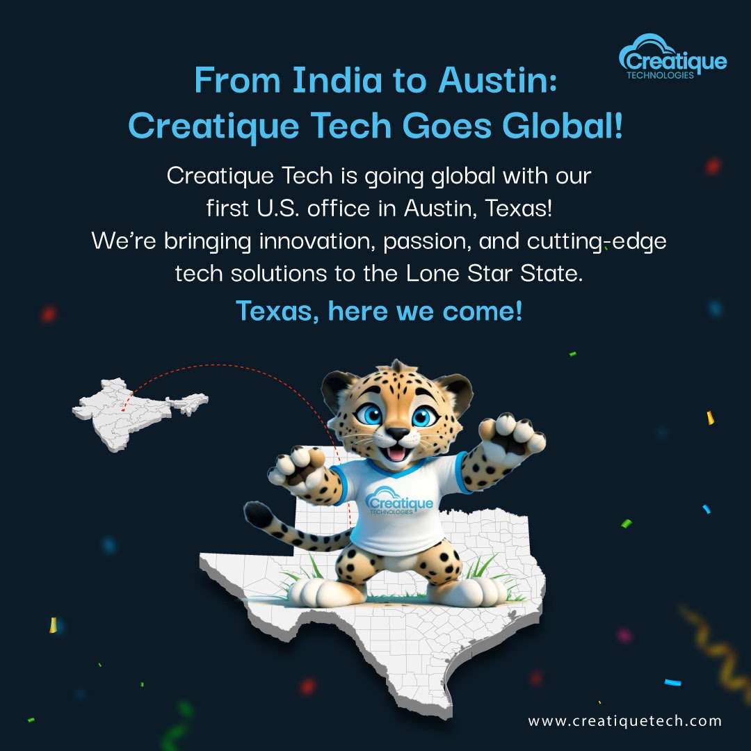 creatiquetech's tweet image. We’re thrilled to announce that Creatique Technologies has officially opened a new office in Austin, Texas! 

Thank you to everyone who has supported us on this journey. Here’s to new beginnings and endless possibilities!

#CreatiqueTech #Austin #TechCommunity #LocalToGlobal