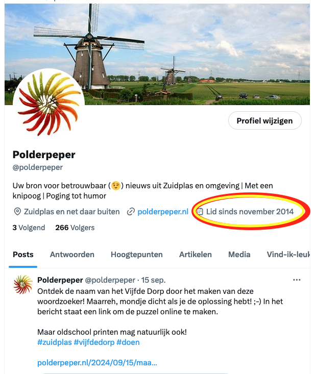 Bijna tien jaar... Nog een maand en dan gaan we het jubileum van Polderpeper uitgebreid vieren met de officiële opheffing van dit redelijk slapende fenomeen dat al een aardig tijdje over zijn hoogtepunt heen is...