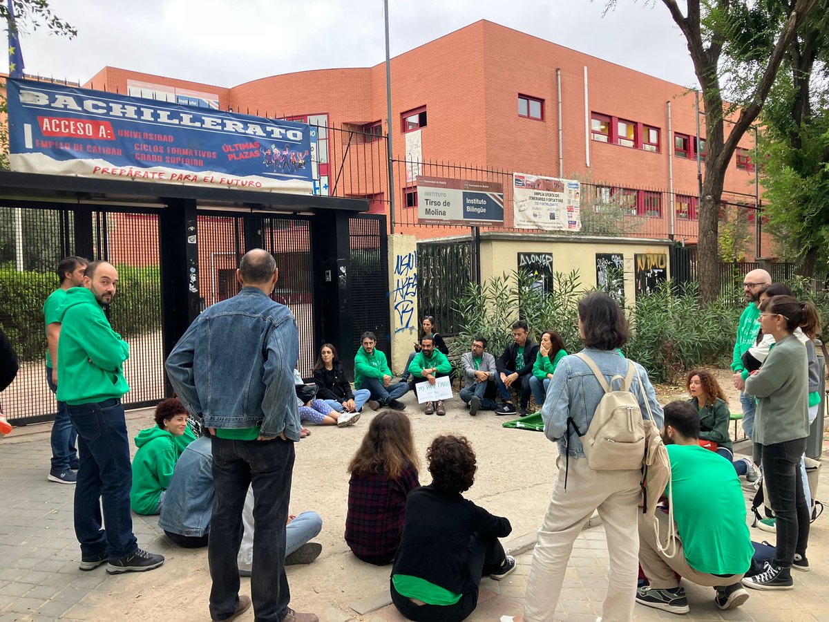 Asamblea IES Tirso de Molina - Vallecas tweet media