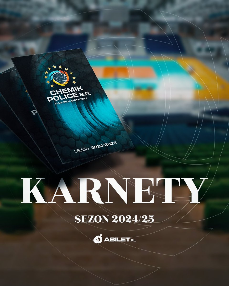 kpschemikpolice's tweet photo. Ruszyła sprzedaż karnetów na sezon 2024/25 🏐 

Rekomendujemy sprzedaż internetową z opcją przesłania karnetu do domu pocztą lub kurierem. 

Karnety do kupienia na @abiletpl 

1/3 https://t.co/3VuzDx8ljJ