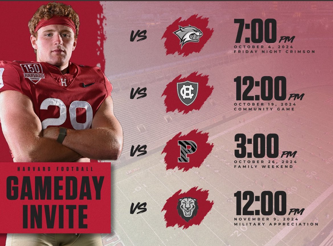 Brody Breiner (@bbreiner_24) on Twitter photo Blessed to receive a game day invite from the University of Harvard! <a href="/HarvardFootball/">Harvard Football</a> <a href="/Crim_Recruiting/">Harvard FB Recruiting</a> <a href="/MicFein/">Mickey Fein</a> <a href="/Coach_Aurich/">Andrew Aurich</a> <a href="/mklavine/">Coach Lavine</a> Blessed to receive a game day invite from the University of Harvard! <a href="/HarvardFootball/">Harvard Football</a> <a href="/Crim_Recruiting/">Harvard FB Recruiting</a> <a href="/MicFein/">Mickey Fein</a> <a href="/Coach_Aurich/">Andrew Aurich</a> <a href="/mklavine/">Coach Lavine</a>