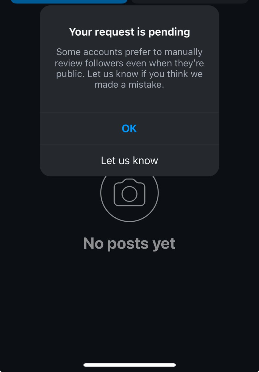 الانستا معلق كل ما اسوي فولو يطلع لي كذا