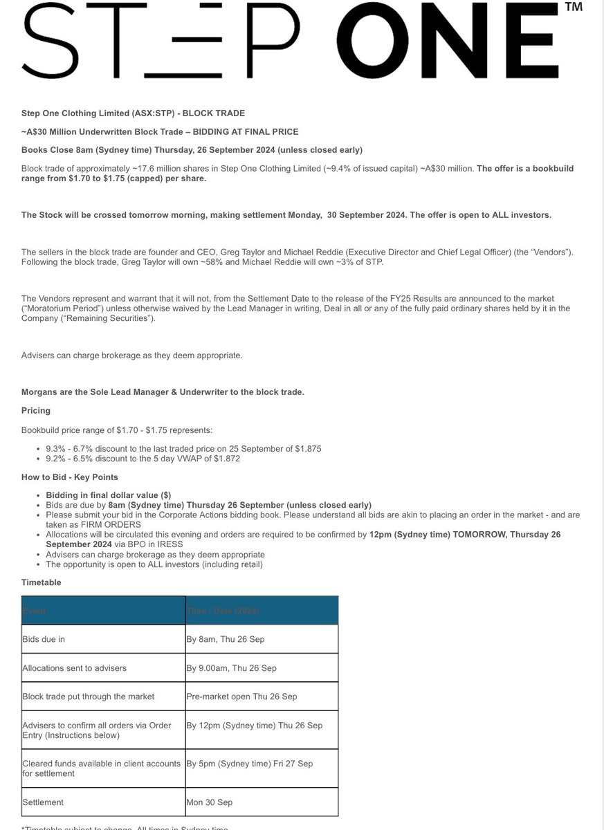 BLSHigh's tweet image. $stp it’s just the boss dumping $30m shares now share price is back to original
IPO shares #steptwo