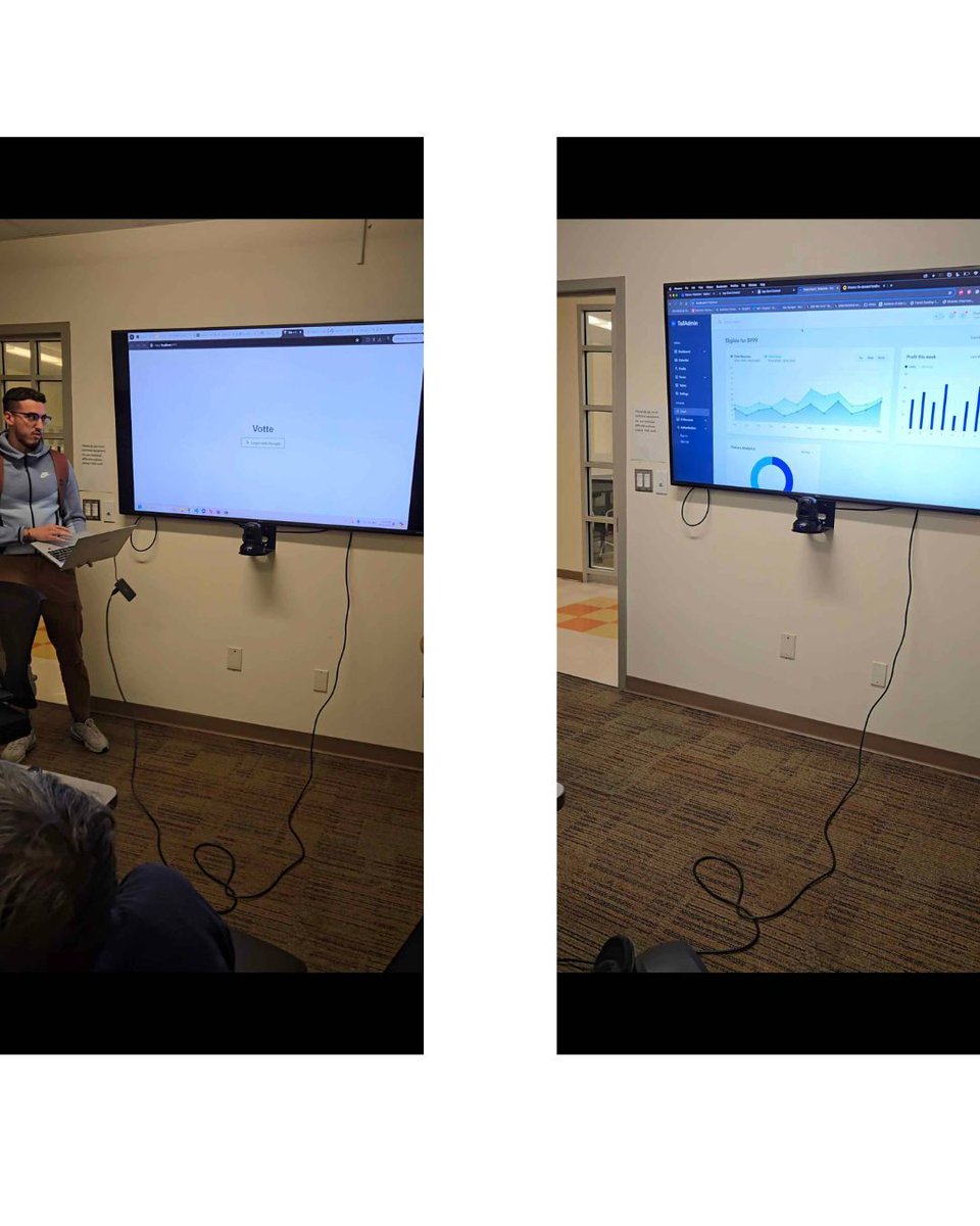 flushingtech's tweet photo. Just crushed a #hackathon! 💻🔥 We built a #ChromEextension to try on clothes with AI, added #GoogleAuth to a #Reactjs app, created a short-term loan app for devs, and even made a #2Dgame with #GODOT. Be part of the win by joining us for our next event at https://t.co/Y043jwAUoz https://t.co/G1bVfTXRtv