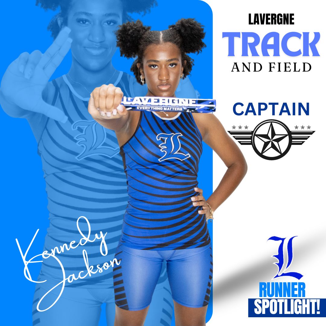 Today's Spotlight is returning Junior Kennedy Jackson. Kennedy is a sprinter and jumper and returns as a team captain this year!