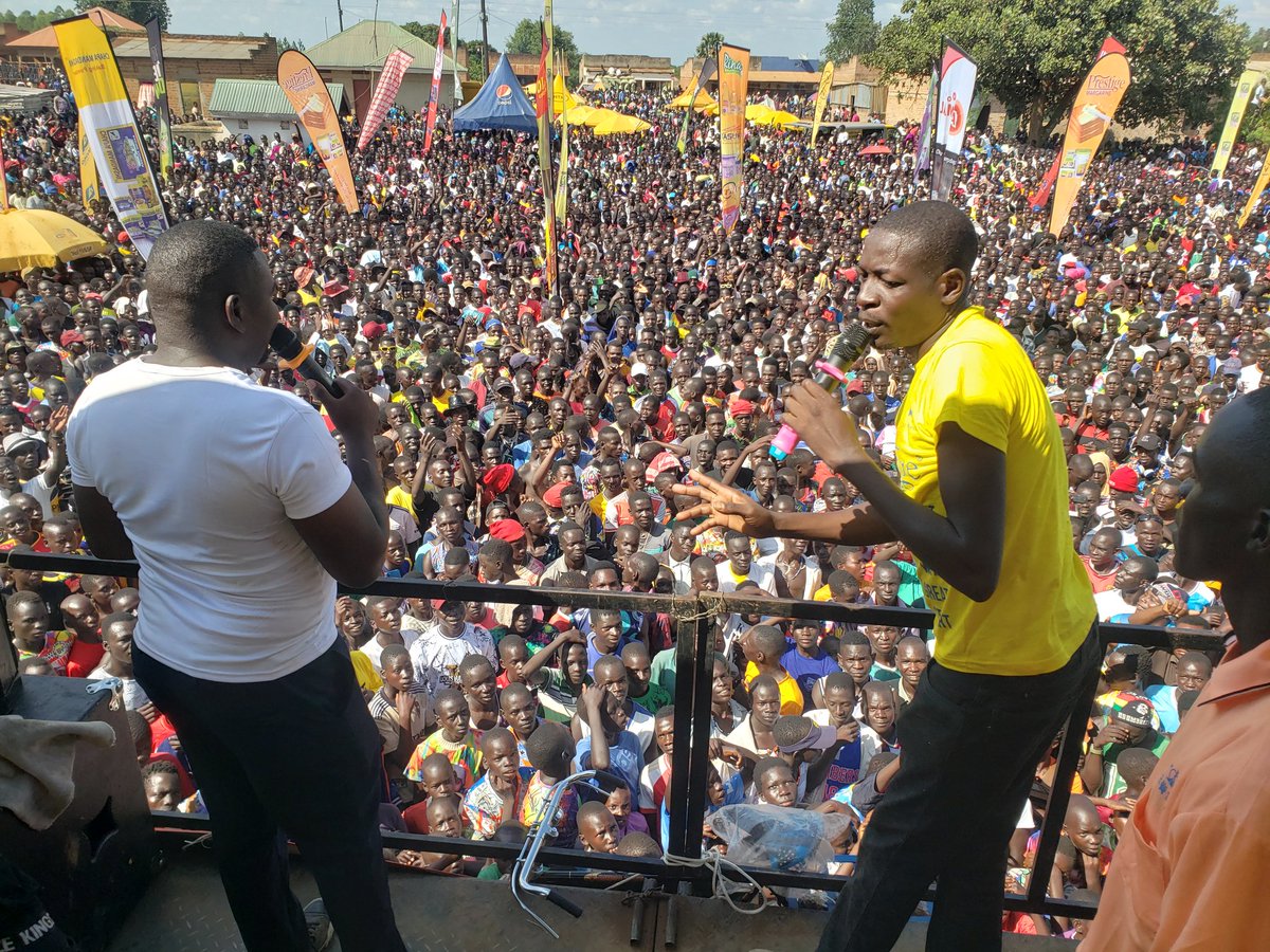 RupinyRadio's tweet image. Mc #Benja &amp;amp; #Nelson rocking #Bario people today.
#PinyDongOruu2024 
Proudly powered by: 
@mtnug 
@DuraMotorsLtd 
@PepsiUganda 
Prestige Margarine 
@newvisionwire