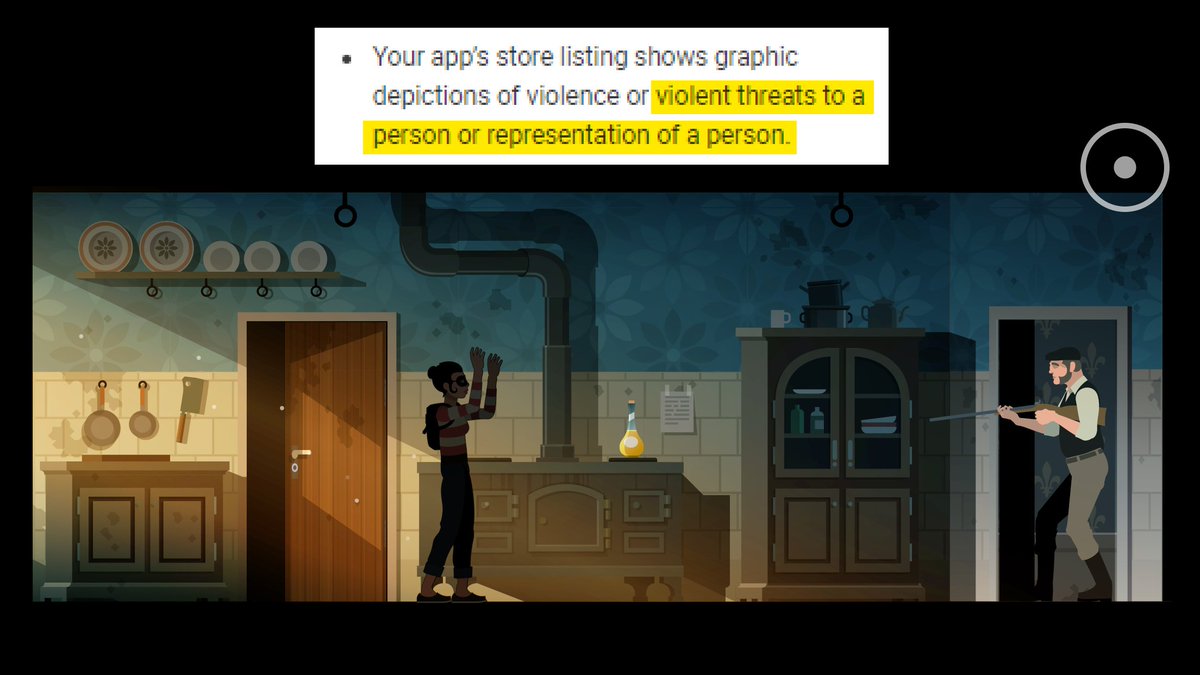 Hi everyone,

Our #MidnightGirl app store submissions have now been accepted! The game thus releases tomorrow on iOS and Android as planned.😀

The game was initially rejected on Google Play Store, since one of the promotional screenshots depicts "violent threats to a person".😮