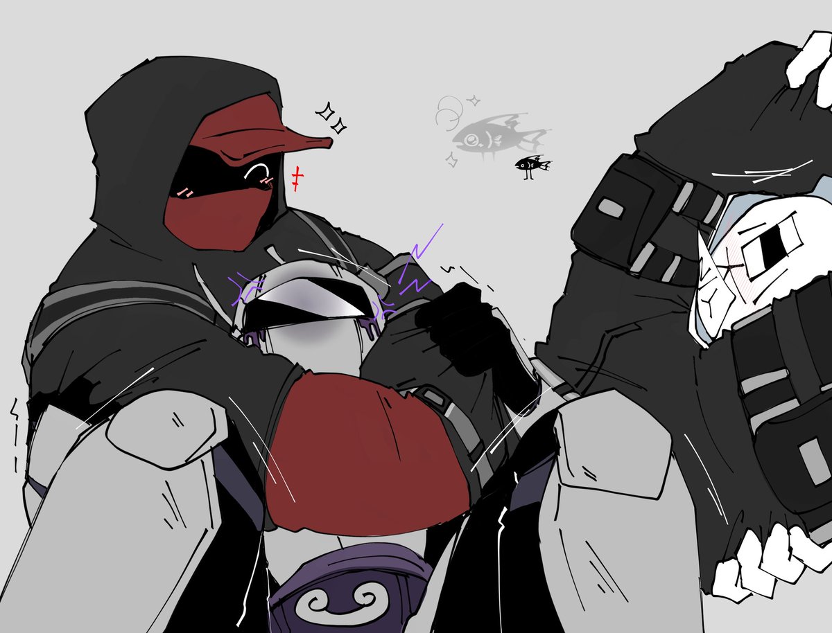 STROKE_FISHHH's tweet photo. #MonsterxMediator #NauseAxe_404 #SirKnight I haven't drawn for a long time, and then suddenly I had an idea🐟👍 https://t.co/RQUeEtE1jm