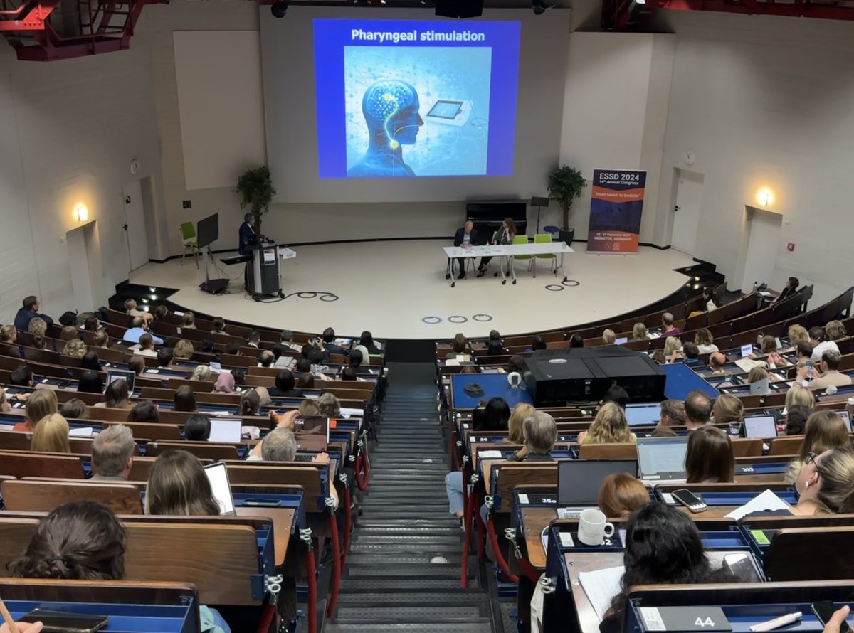 Dr. Shaheen Hamdy kicked off the #ESSD2024 conference today with his presentation titled “Is Neuromodulation the Answer to Dysphagia After Stroke - a Review of the Evidence.” 🧬🧠