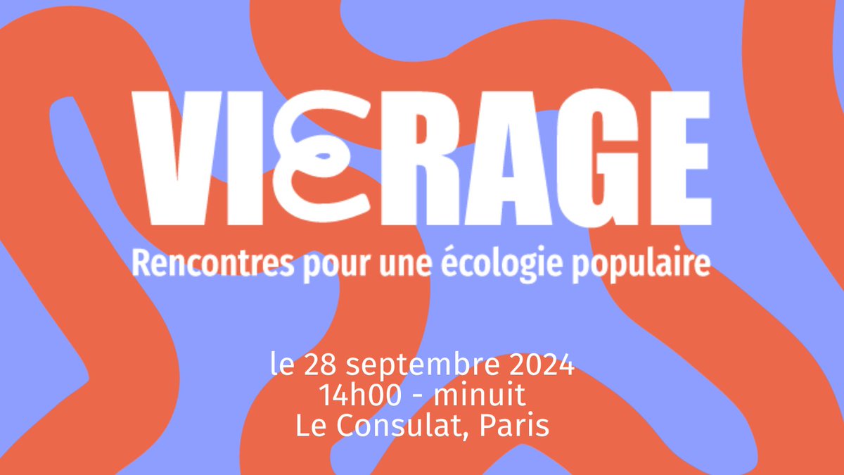 📆Rappel !  "VieRage, Les Rencontres pour une écologie populaire" organisées par <a href="/amisdelaterre/">Les Amis de la Terre FR</a> et <a href="/ActionJusClim75/">Action Justice Climat Paris - Ex-Alternatiba Paris</a> c'est ce samedi ! 

6️⃣ ateliers
1️⃣ plénière
1️⃣ soirée

Avec des militant·es de tous horizons✊

📍De 14h à minuit au Consulat

Inscription : helloasso.com/associations/a…