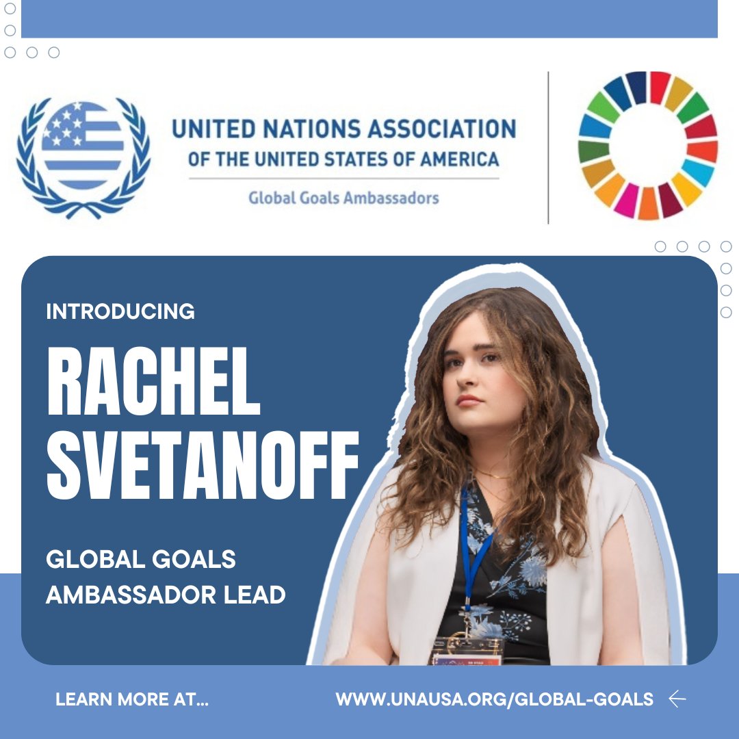 🌍 It's #GlobalGoalsWeek! UNA-USA is excited to celebrate progress &amp; welcome the newest UNA-USA Global Goals Ambassadors. Together, we’ll champion the #SDGs and create a better future! 💪✨ #USAforUN #SustainableDevelopmentGoals