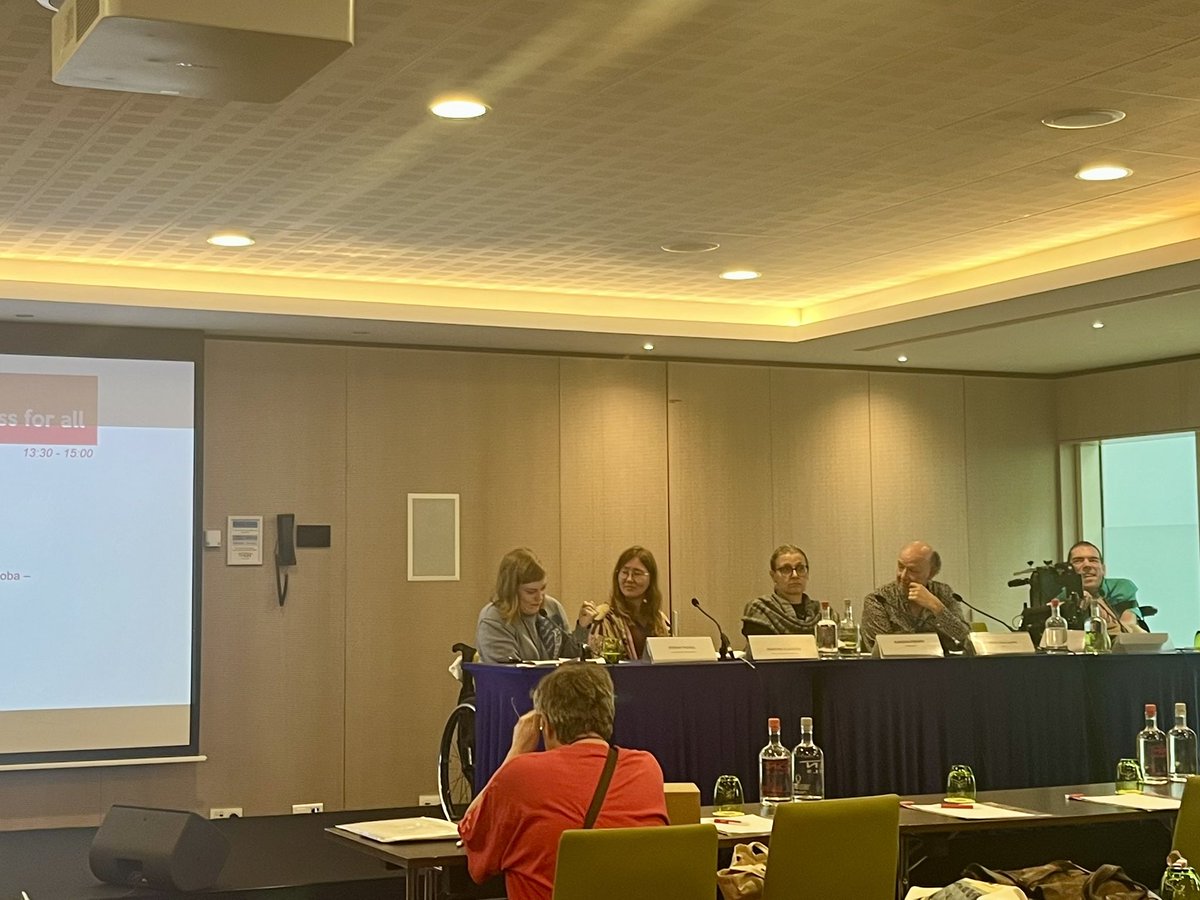 RitaCrespoFdez's tweet photo. “We cannot be complacent, we need more ambition with disability rights and with personal assistance, because we are going backwards”.
Sanni Purhonen, Threshold Finland
@ENIL_EU 
#FreedomDrive2024 https://t.co/ibfik9ZZ79