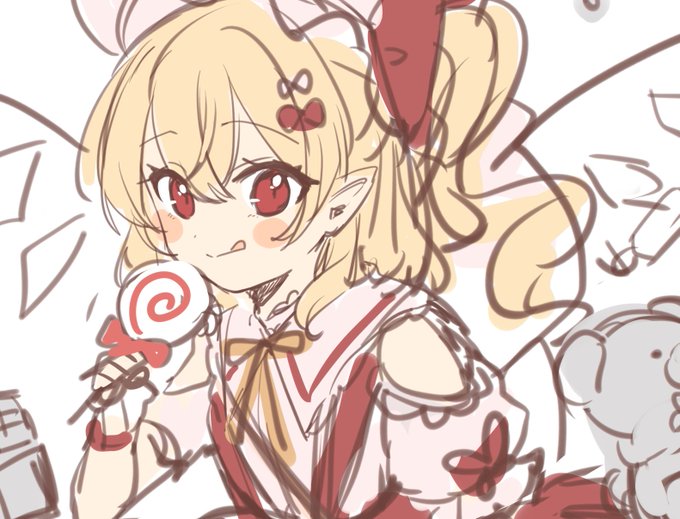 秋例の新作グッズ間に合うといいなあのラフ 