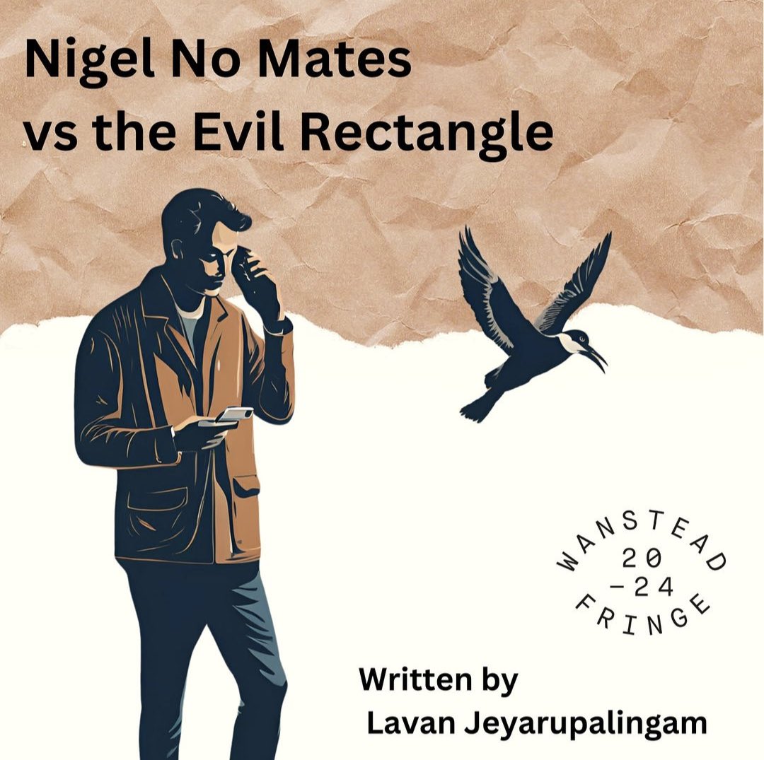 Check out one of our newest members the incredible Lavan Jeyarupalingam In “Nigel No Mates vs The Evil Rectangle” at the  <a href="/TheBullTheatre/">TheBullTheatre</a> 

Described as "funny", "deeply relatable" and "heartwarming", the piece is a commentary on connectivity in the modern world.