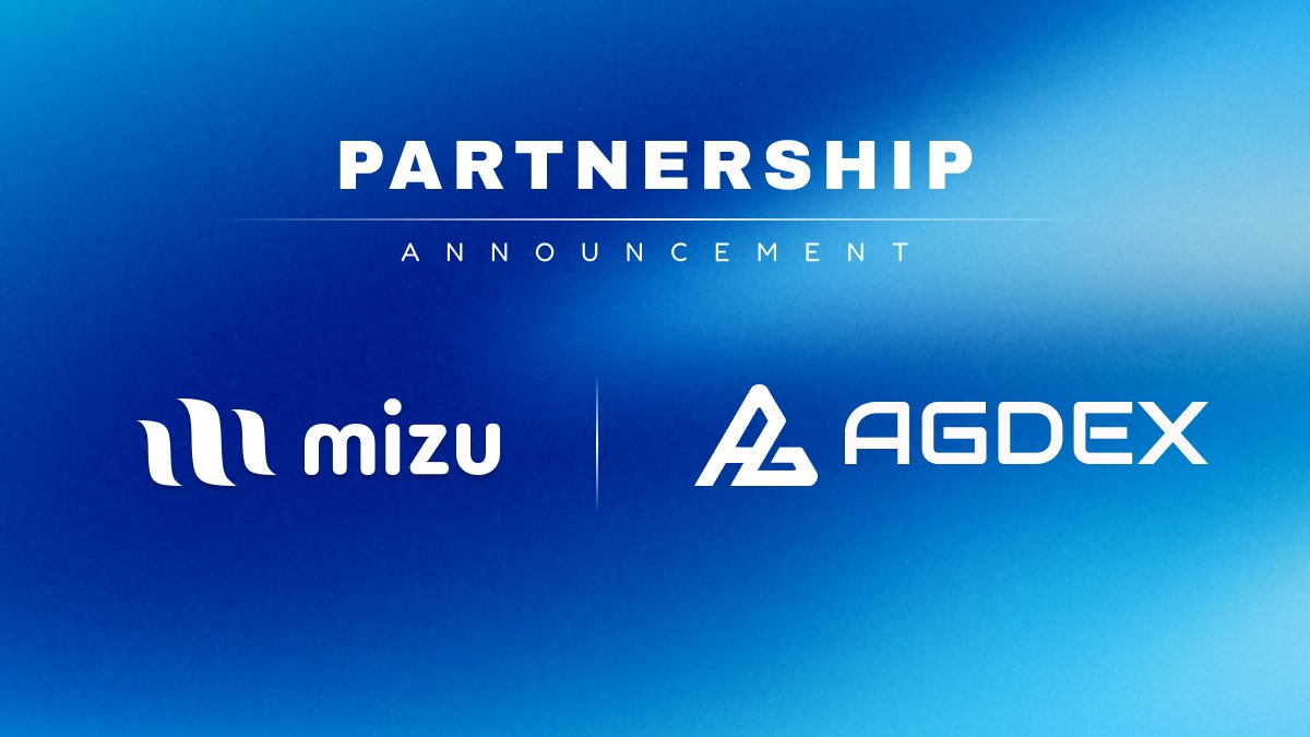 🔥📢 Excited to team up with <a href="/agdex_io/">AGDEX</a>  to level up the DeFi game on <a href="/Aptos/">Aptos</a> !

Mizu's PayFi + AGDEX's 100X trading = next-gen payments &amp; trading without limits.💯

🏄Ride the wave with us. Big things coming! 🌊