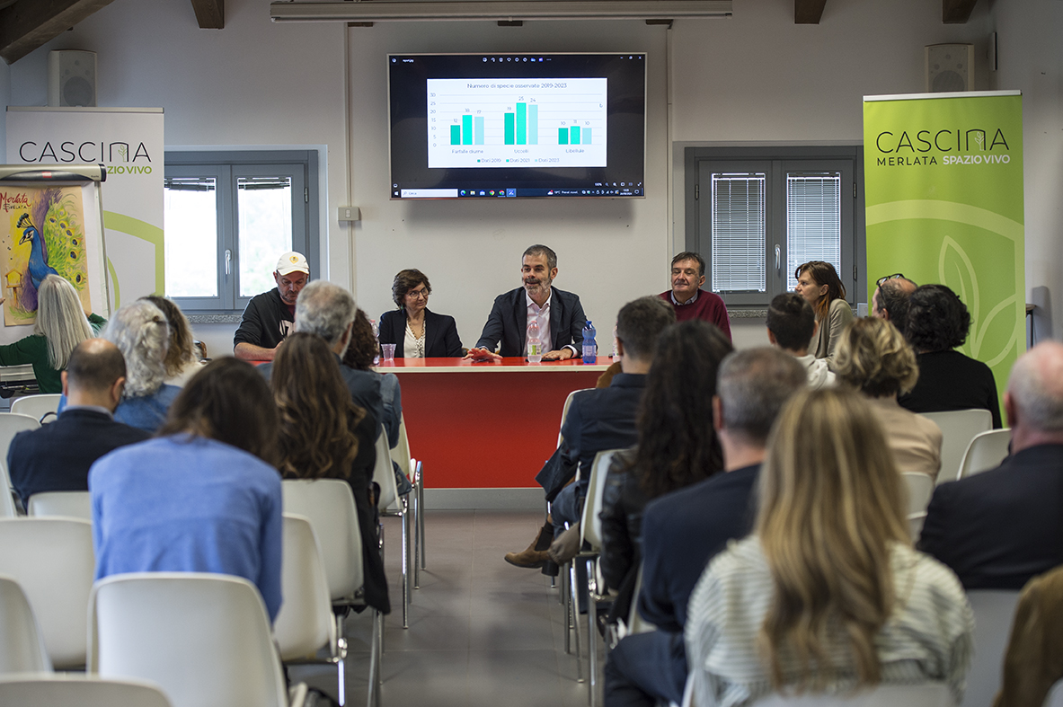 NESLab with EuroMilano at the press conference announcing the events of the UPTown GreenWeek initiatives! We talked about how AI and IoT can help understand biodiversity and how we support biologists Sunday, Andrea Maioli will be demonstrating a prototype! #iot #ai #biodiversity