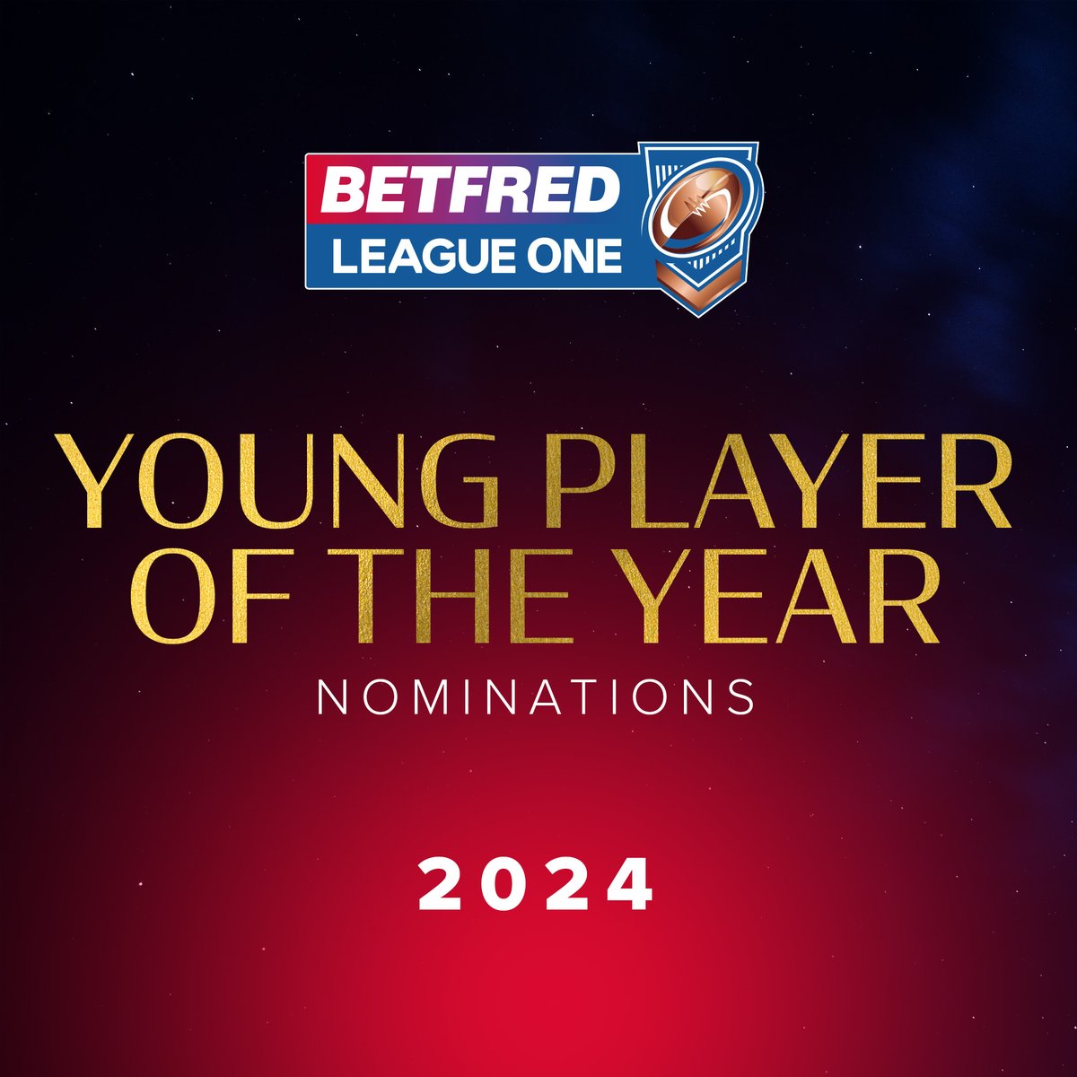 TheRFL's tweet photo. 🤔 Who will be named as the @Betfred League One Young Player of the Year?