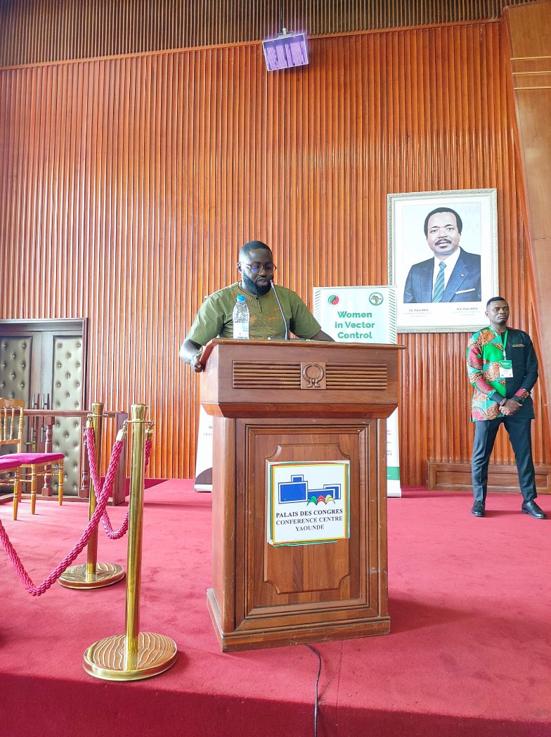 IvanMisonge's tweet photo. Africa modeling for effective vector control (ACoMVeC) symposium during the 3rd PAMCA Cameroon chapter conference. " Catalysing Vector control with mathematics: predicting outcomes, enhancing strategies and saving lives. https://t.co/xEHWW4Fili