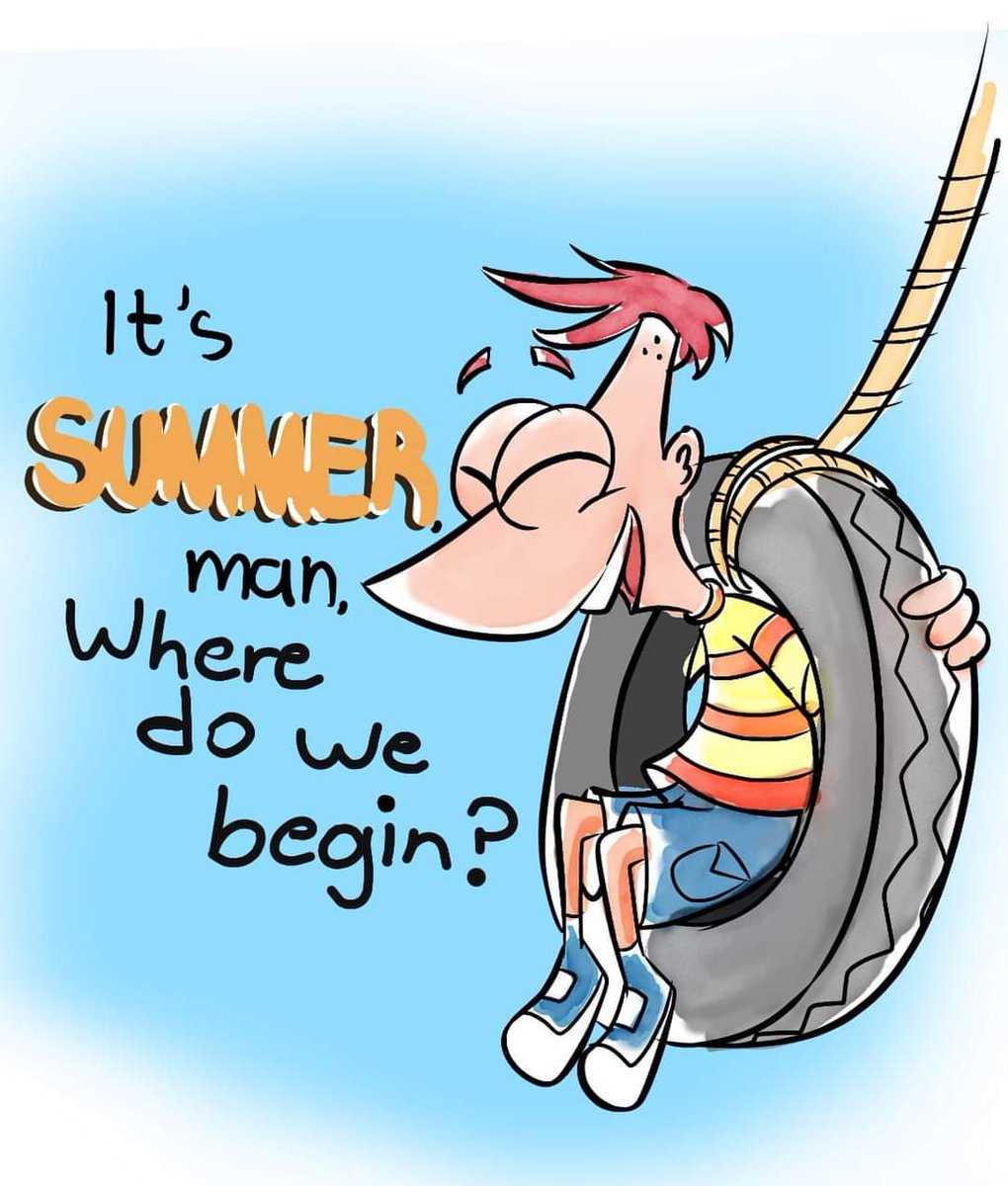AdriC12m's tweet photo. Tuve un rato libre e hice un pequeño dibujo que traigo en la cabeza desde hace buen rato 

Se siente bien sacarlo ❤️✨

🎶It's SUMMER, man, where do we begin?🎶

#phineasandferb #drawingart #summer #digitalart #fanart #phineas https://t.co/yZFKVBJAIA