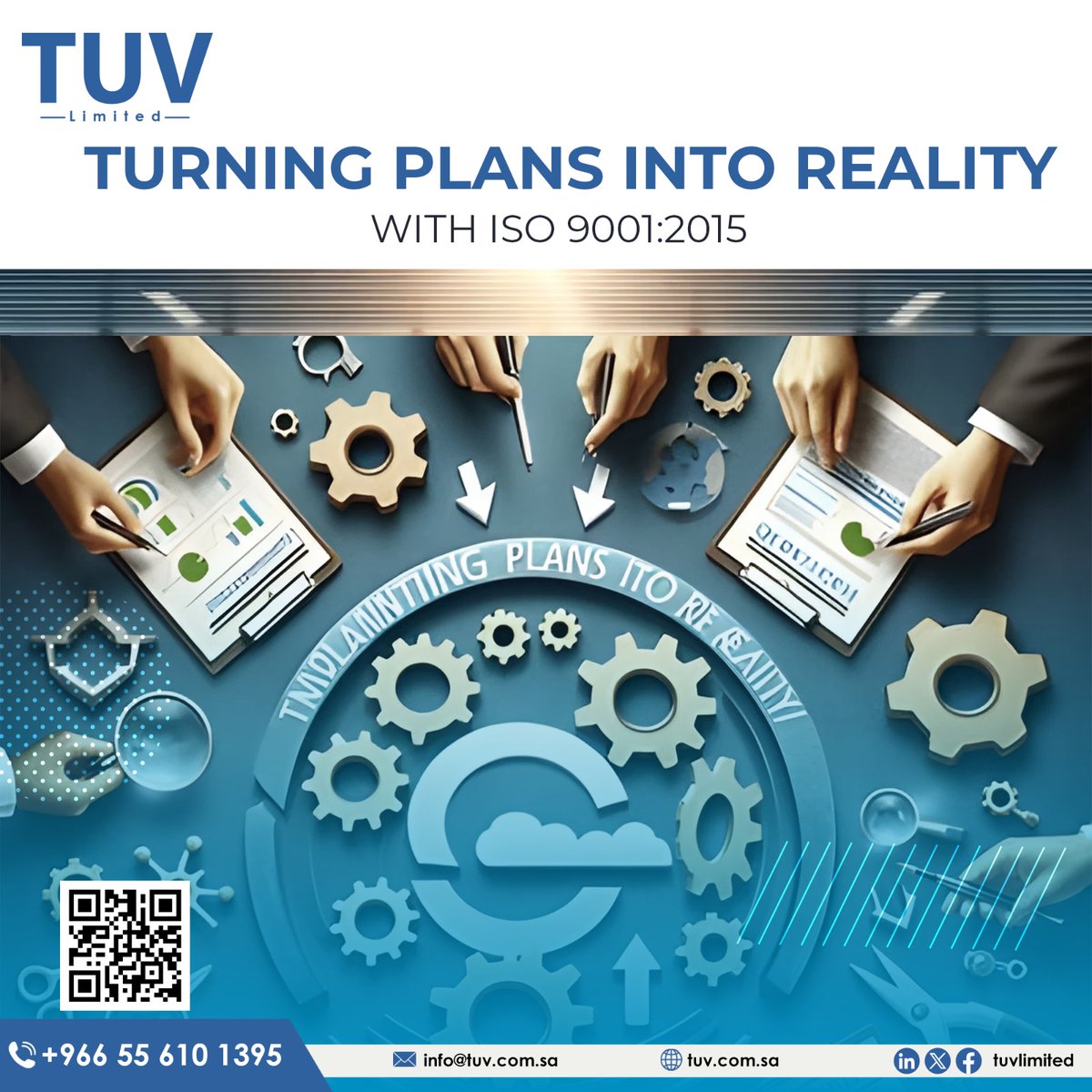 TUV_ksa's tweet image. 📷 Turning Plans into Reality with ISO 9001:2015! 
Implementing quality objectives involves clear actions, resources, and responsible parties. Monitoring and evaluating results ensure we stay on track. Together, we can achieve our quality goals! 
#QualityImplementation #ISO9001