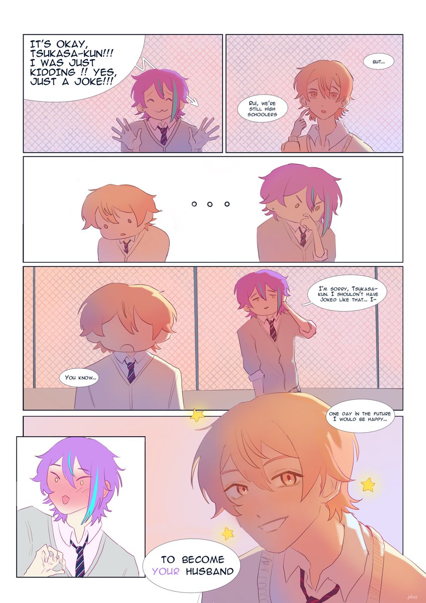 jul1zzz's tweet photo. “You know, one day in the future…” 🎈🌟

[3/8]

#prsk_FA #類司 #ruikasa https://t.co/wPogaZ3lPd