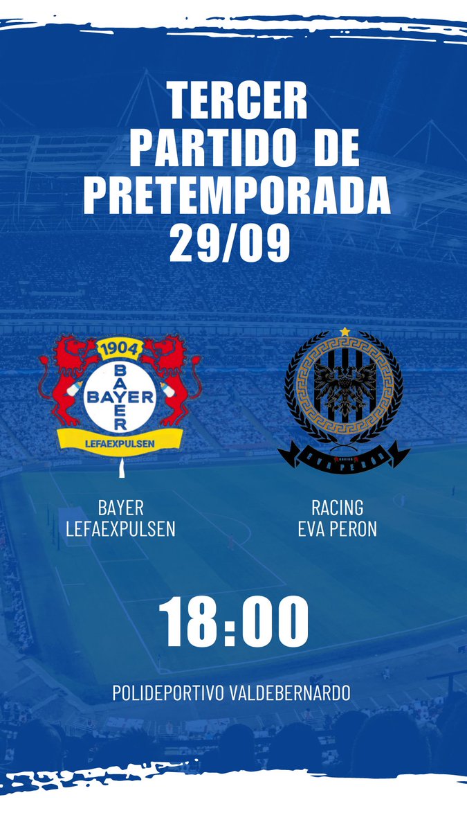 Racing Eva Perón tweet media