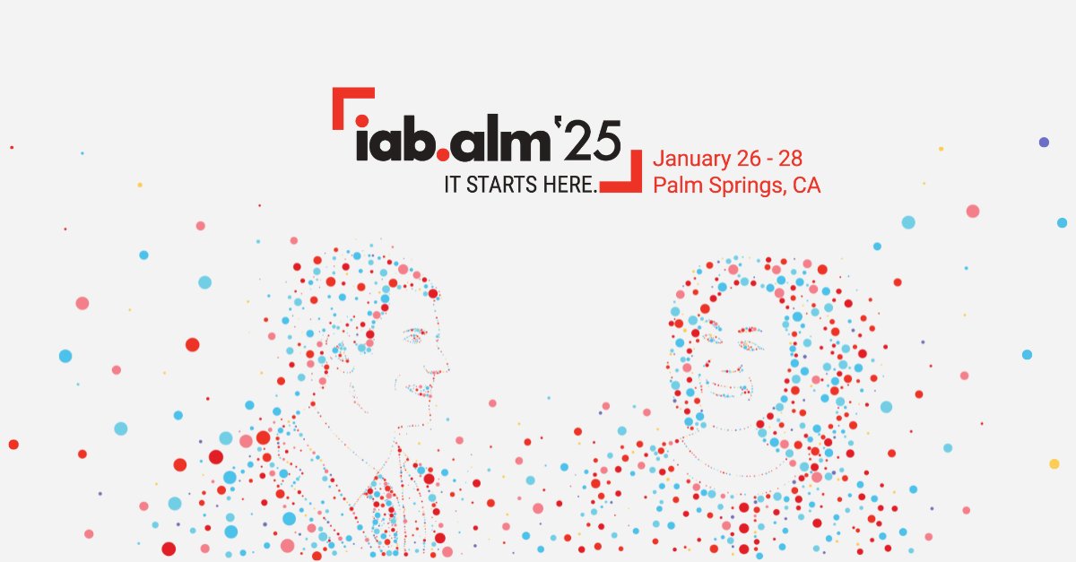 Secure your spot for the the 2025 #IABALM in Palm Springs, CA 🌴 Immerse yourself in three days of groundbreaking discussions, inspiring panels, and interactive breakouts on topics like #AI, #streaming, the #creatoreconomy, #commerce &amp; more: okt.to/Sazy25