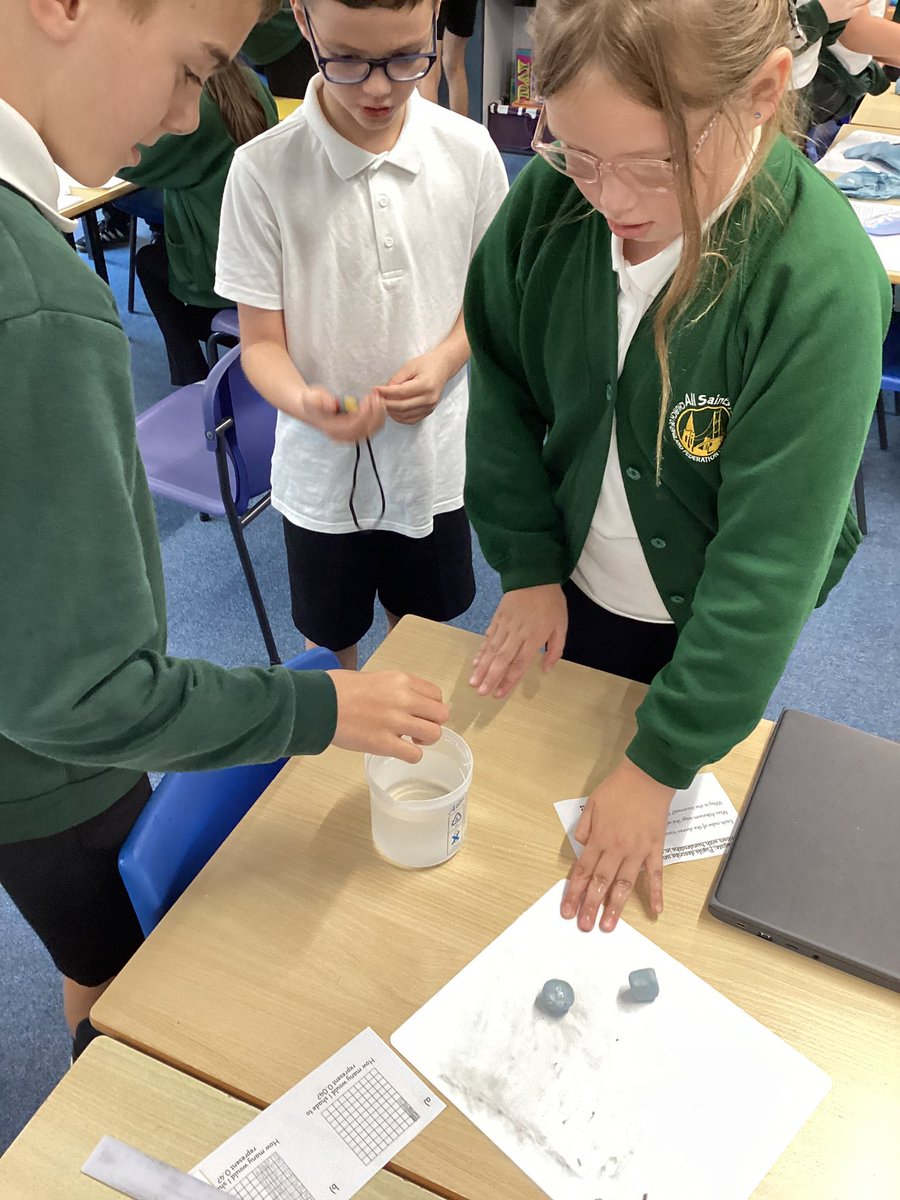 allsaintsfed's tweet photo. Our scientists in Team Cuba 🇨🇺 (5H) have been conducting investigations to test water resistance with different shapes this afternoon. #ASFScience https://t.co/BSTAosFYvM