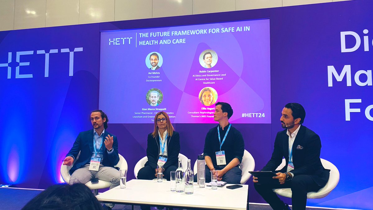 Ilias Zapantis (@ilias_zapantis) on Twitter photo At the #HETT24 conference and with <a href="/aviam3/">Avi Mehra</a> and panel discussion on developing a framework for safe #AI 
<a href="/UCLPartners/">UCLPartners</a> is leading the curve on AI technologies to transform #Healthcare and address #inequities At the #HETT24 conference and with <a href="/aviam3/">Avi Mehra</a> and panel discussion on developing a framework for safe #AI 
<a href="/UCLPartners/">UCLPartners</a> is leading the curve on AI technologies to transform #Healthcare and address #inequities