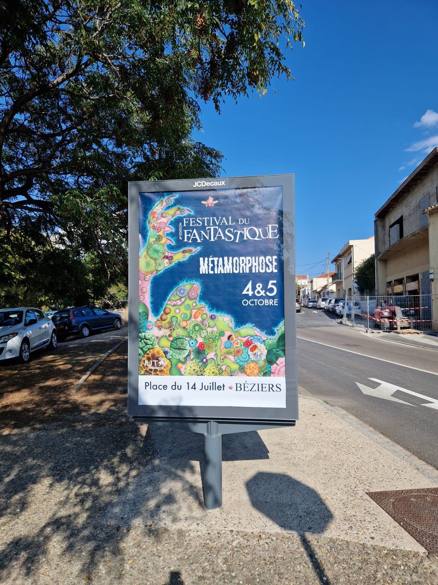 Merci à la Ville de Béziers pour cette campagne de communication sur le Festival du Fantastique de Béziers, les 4 &amp; 5 octobre prochain ! 
Retrouvez toutes les informations sur le site festival-fantastique.fr

J-9 avant #FFB
