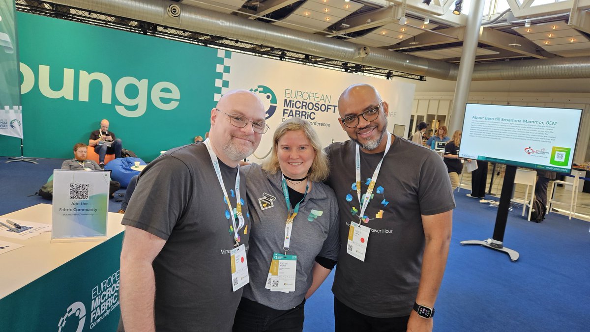 Yoooo....<a href="/GuyInACube/">Guy In A Cube</a> at #FabConEurope2024 #Fabric #PowerBI