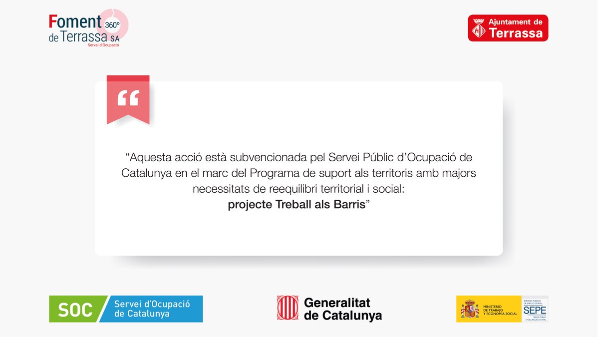 TrsOcupacio's tweet photo. Aprenem un ofici amb sortida laboral amb la formació a mida de La Tahona de l'Oscar, dins el projecte #Treball als Barris.

Les persones participants es formen en l'elaboració de pa i productes de forn, combinant tècniques tradicionals i innovació. 🥐 https://t.co/bvvGXWuoAL
