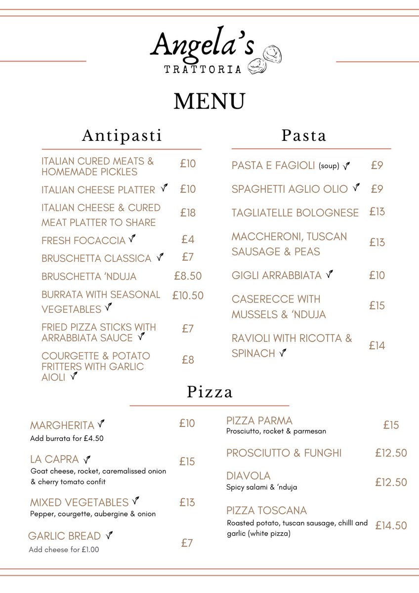 LaghisDeli's tweet photo. Angela’s trattoria (Pasta &amp; Pizza bar) is open in 5 ways B15 1LD 22-24 Islington Row (parking free in Frederick Road after 6PM and all day Saturday)
Follow us on Instagram @angelasbirmingham 
Open Tuesday to Friday 5-11PM and Saturday 11AM-11PM
Walk in only https://t.co/kmw6eywhz0