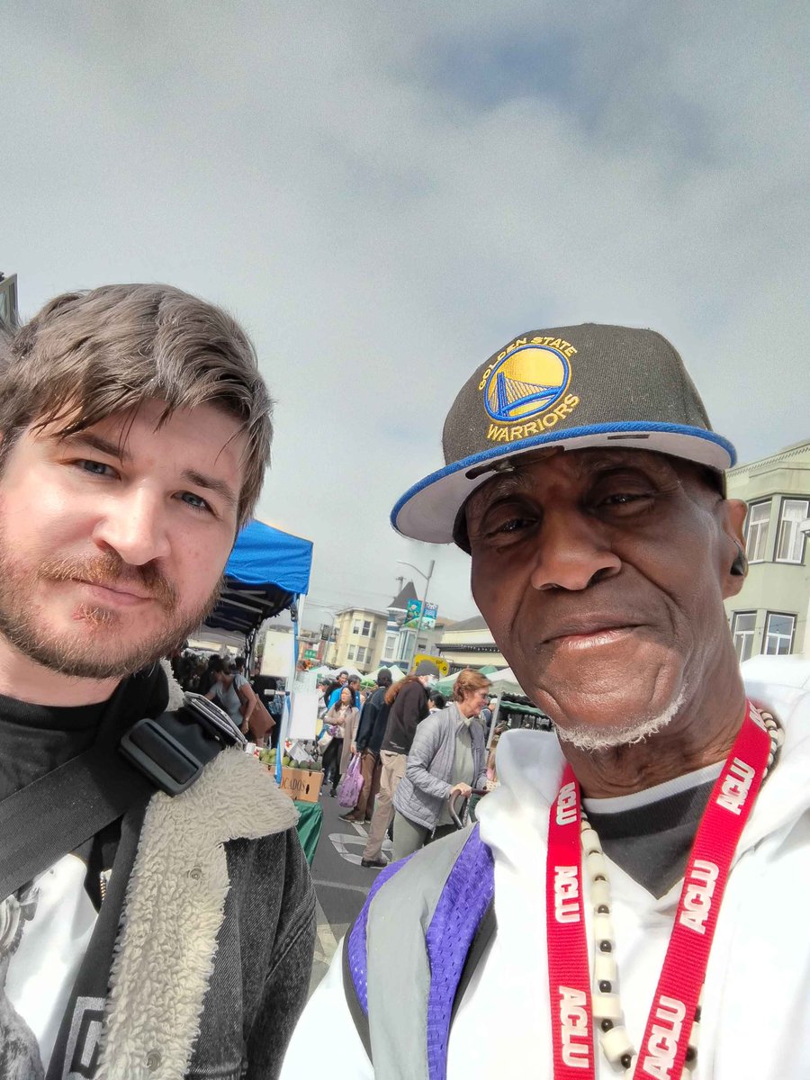 NewCanvassing's tweet photo. GOOD MORNING ☀️ 

We just wanted to highlight one of our hardest working canvassers! Neil works in our Bay Area office and signed up FOUR donors on a sunny Sunday. Thank you for the work you do for us at #NCE and for the #ACLU! 💜 https://t.co/wXGBqjTk2j