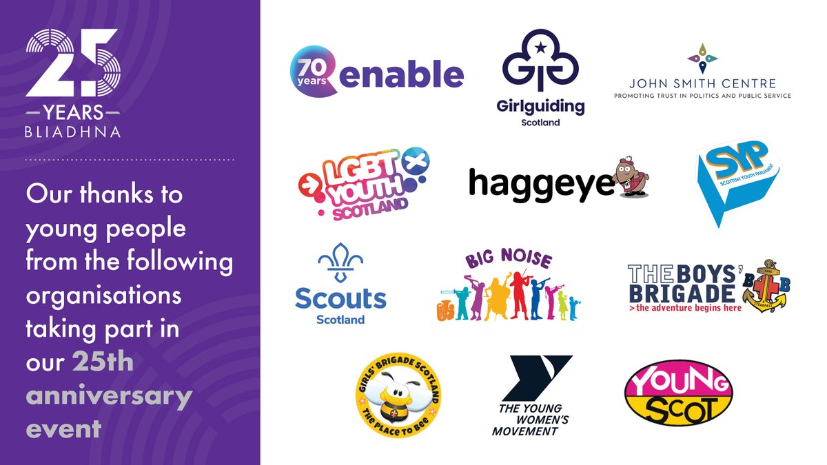 Young people from across Scotland will be part of #ScotParl25 on Saturday.

They will perform a number of roles throughout the day to support the ceremonial parts of the event, including performing a guard of honour for Their Majesties The King and Queen: parliament.scot/25