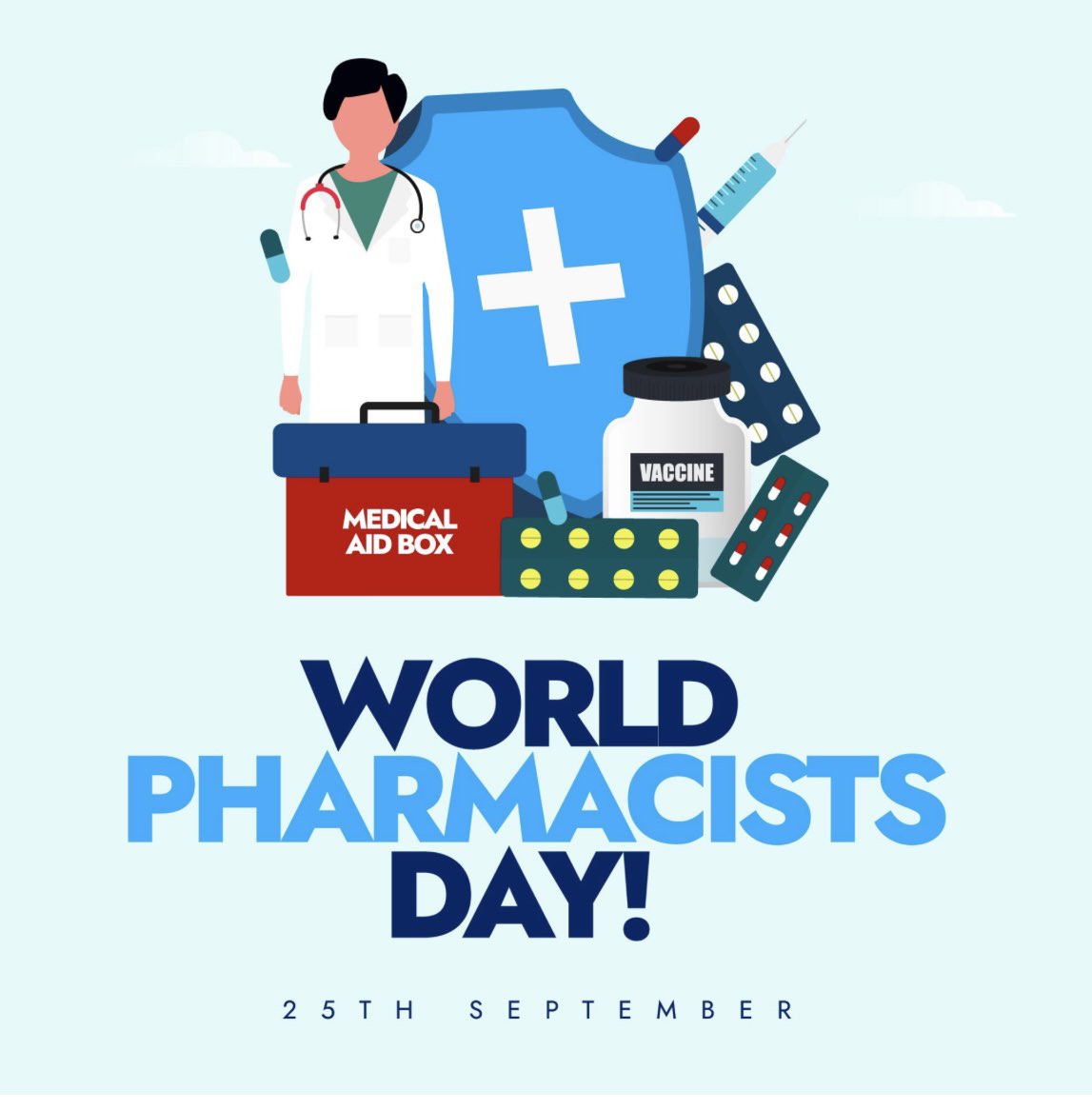 World pharmacist day! Thank you for your continuous hard work! Remember to thank your pharmacy team! #PharmacistDay #pharmacyteam