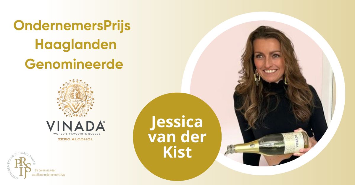 Maak kennis met Jessica van Spaendonck van der Kist, een gedreven ondernemer met een missie! Met haar bedrijf VINADA werkt zij in de wereld van alcoholvrije wijnen en inspireert ze anderen om te kiezen voor smaakvol én verantwoord genieten. 
#ondernemersprijs #genomineerd