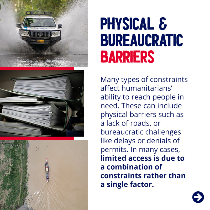 WFP's tweet photo. In conflict zones, humanitarian aid is a lifeline—but gaining access is often met with violence, interference, and bureaucratic obstacles.

We must prioritize safe, unrestricted access to save lives. 

➡️Swipe to learn more. ➡️