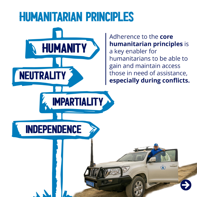 WFP's tweet photo. In conflict zones, humanitarian aid is a lifeline—but gaining access is often met with violence, interference, and bureaucratic obstacles.

We must prioritize safe, unrestricted access to save lives. 

➡️Swipe to learn more. ➡️
