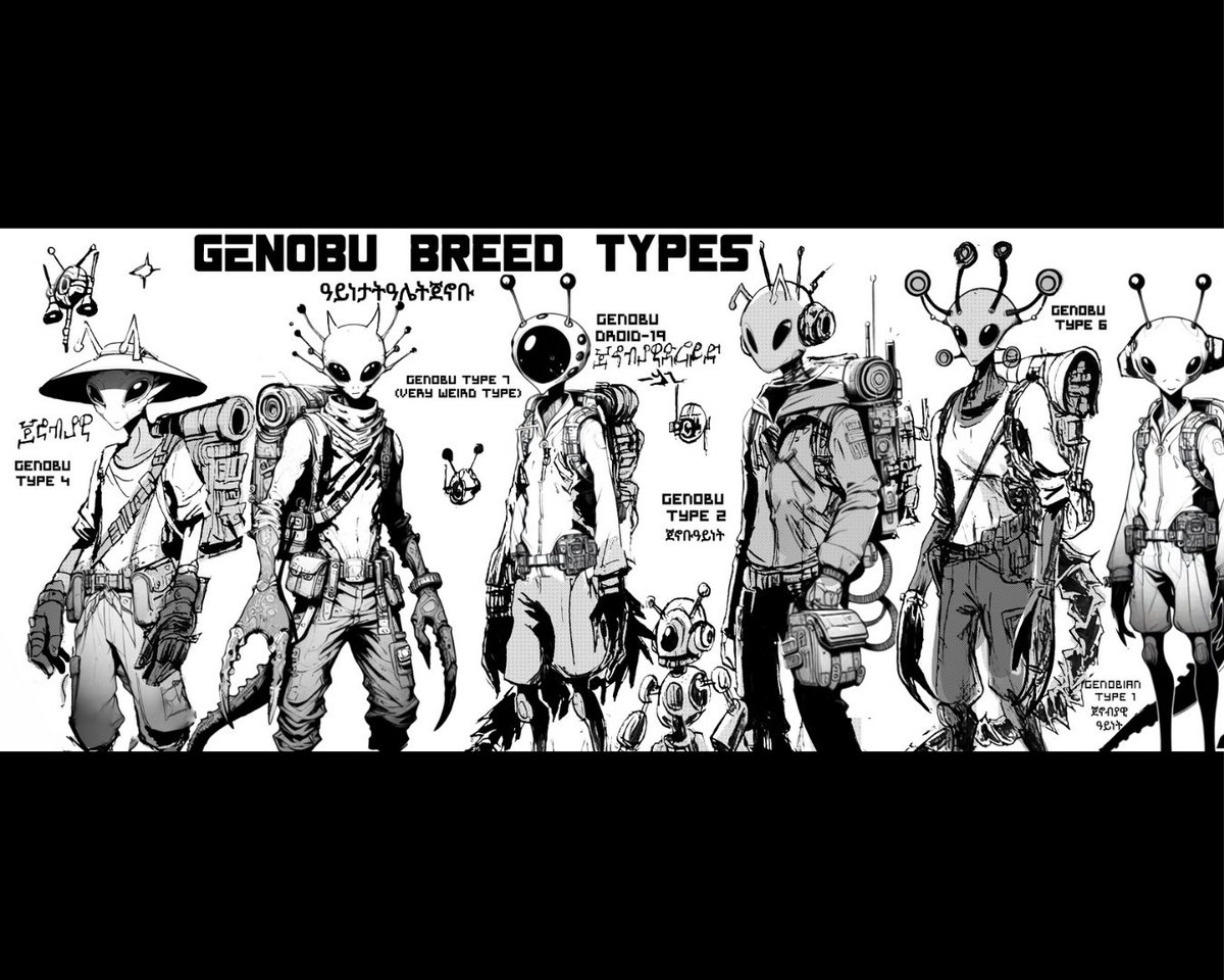 aymengo_2022's tweet photo. Hola! Aquí la mayoría de Tipos de Genobianos en general! Espero que les guste. ^^
#drawing #traditionalart #illustration #genobis #Suhgkutus #genobus #species #mangaart #originalcharacter https://t.co/Pv9g0FkRqn