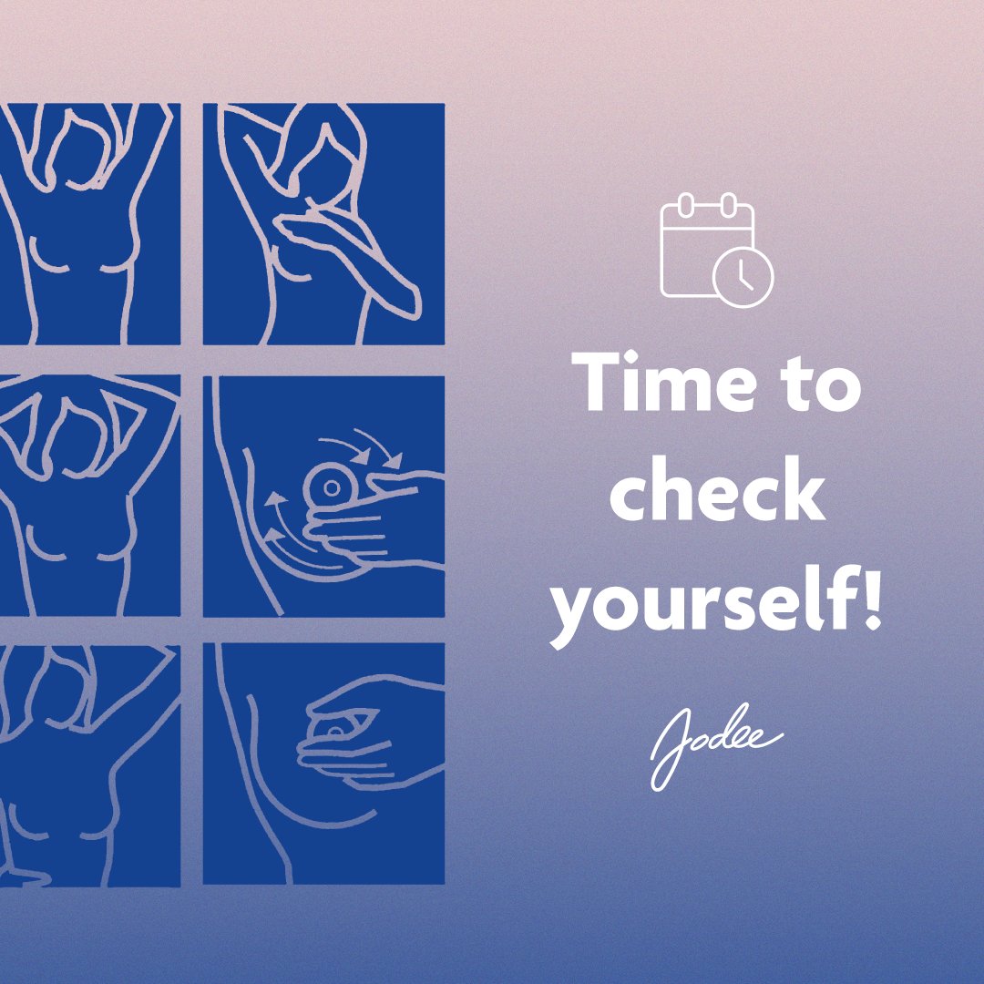 Jodeemastectomy's tweet photo. Self-care includes regular self-exams. 🛑

Take a moment today to check yourself—early detection saves lives. #BreastCancerAwareness #CheckYourself #EarlyDetection https://t.co/ozsw5JP3vF