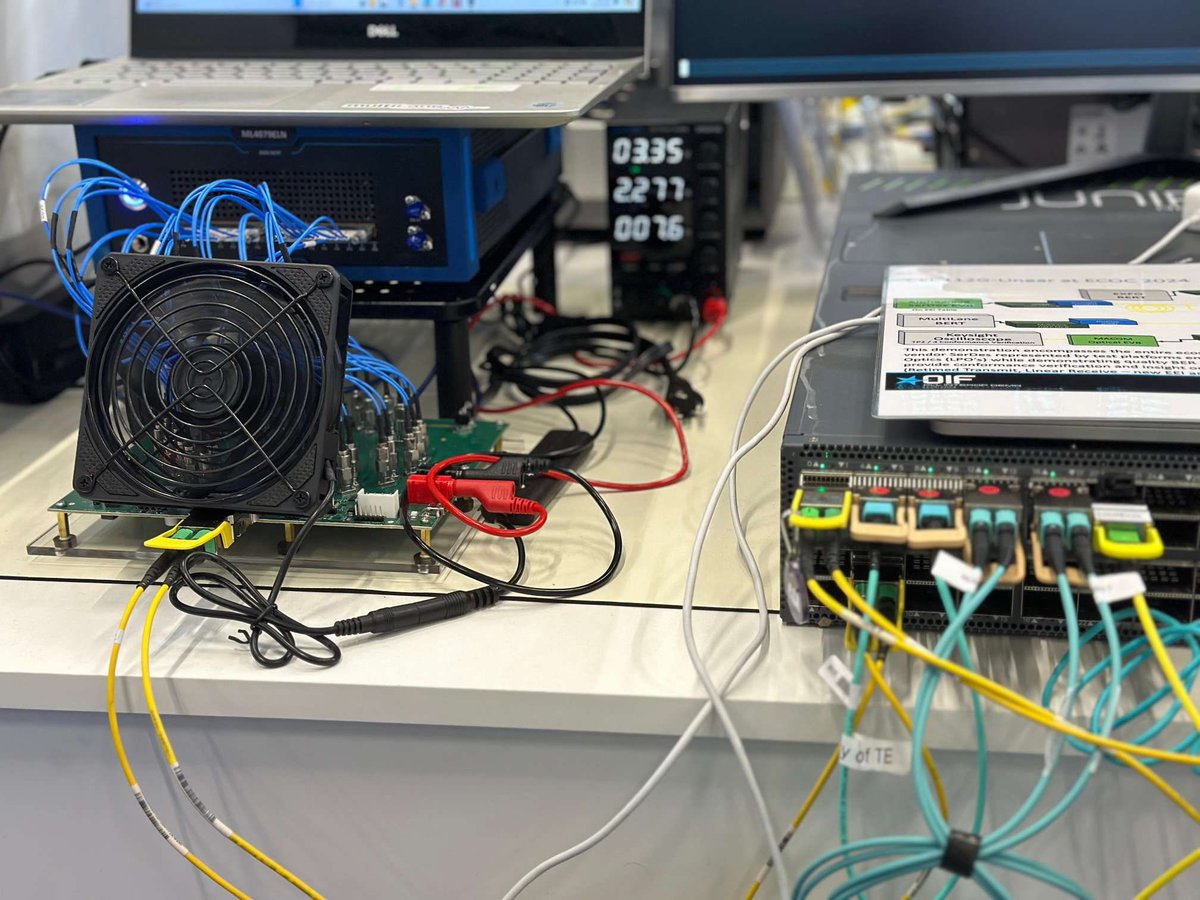 MultiLaneInc's tweet image. Visit us in the @OiForum Interoperability Demo at #ECOC2024 - showcasing critical Next-Generation Network Solutions for #224G and #LinearPluggableOptics alongside 34 other companies at OIF’s booth #B83!
#OIFInteroperability #OIFInteropDemo #OIFatECOC