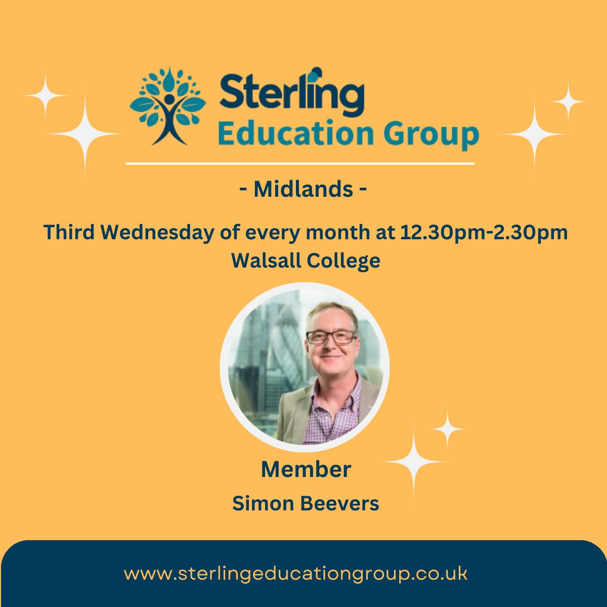 🌟 Meet Simon Beevers, Sterling Education Group Midlands Member! 🌟
Are you passionate about bridging the gap between education and business?

linkedin.com/posts/rosemary…

#networking #Walsall #midlands